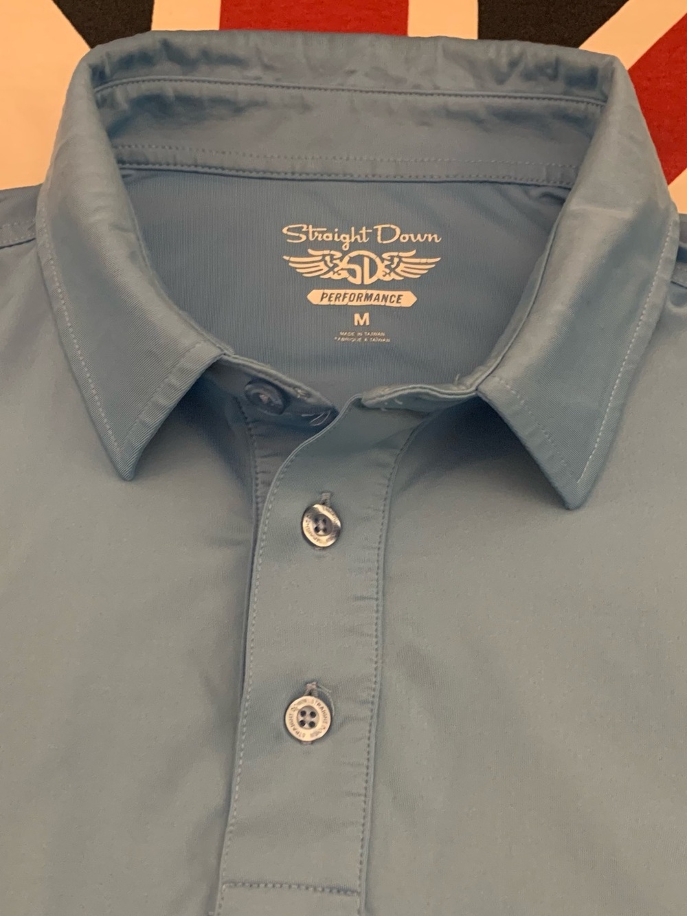 STRAIGHT DOWN SS Performance Golf Polo